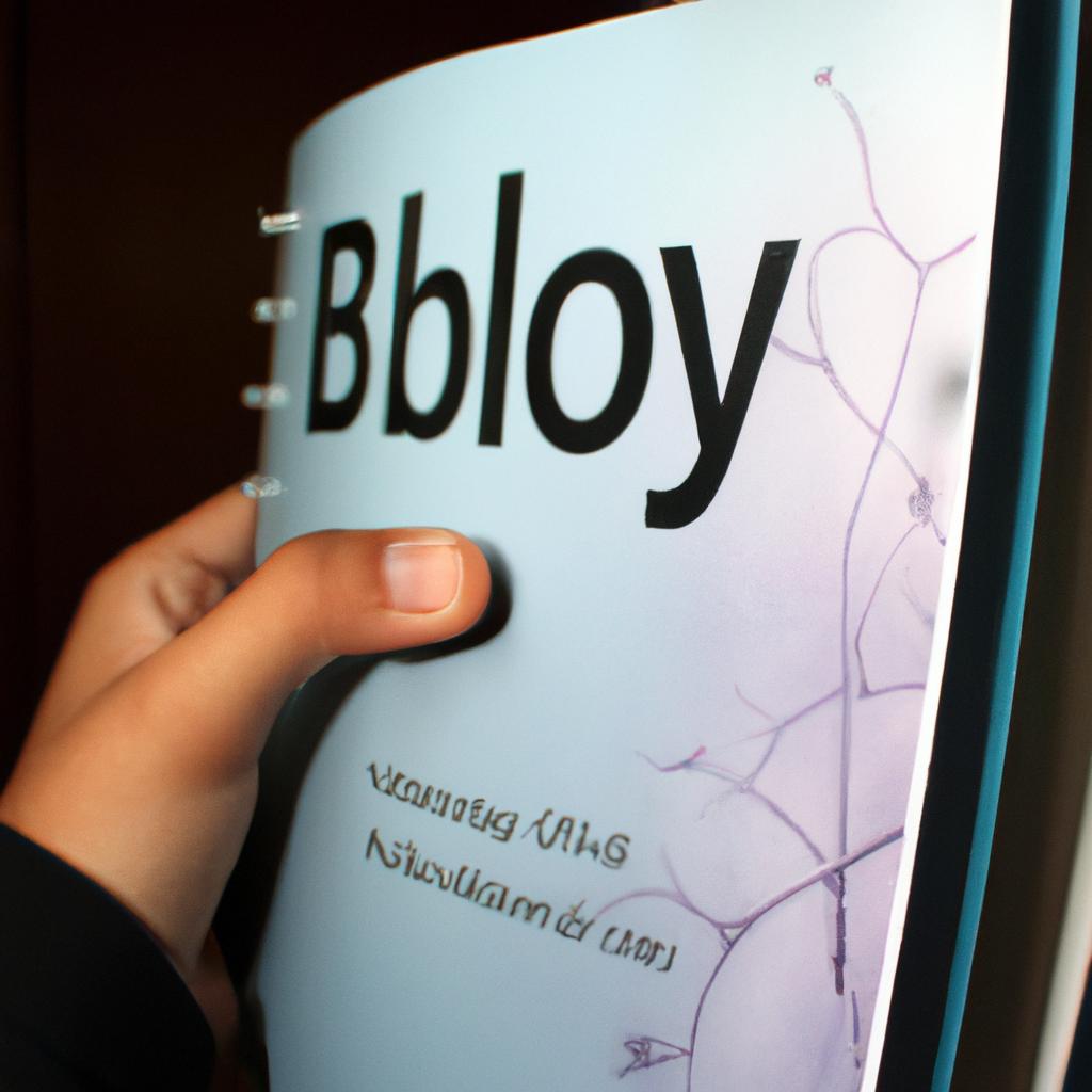 Person holding a biology textbook